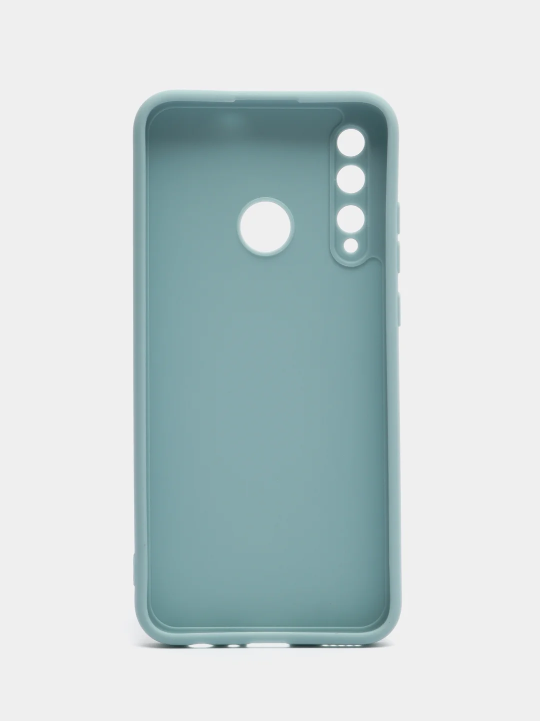 Светло-синий силиконовый чехол для Huawei Honor 10i/Honor 20E (Хонор 10ай / Хонор 20Е), прозрачный