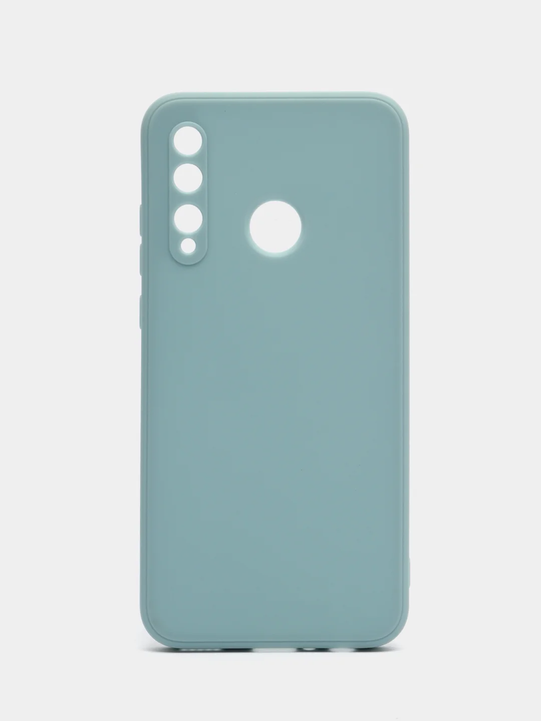 Светло-синий силиконовый чехол для Huawei Honor 10i/Honor 20E (Хонор 10ай / Хонор 20Е), прозрачный