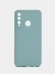 Светло-синий силиконовый чехол для Huawei Honor 10i/Honor 20E (Хонор 10ай / Хонор 20Е), прозрачный
