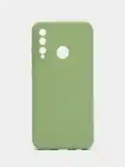 Зеленый силиконовый чехол для Huawei Honor 10i/Honor 20E (Хонор 10ай / Хонор 20Е), прозрачный