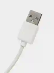 Белый usb-кабель для зарядки контроллеров, геймпадов, microUSB