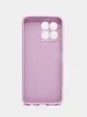 Сиреневый силиконовый чехол для Honor X6 / Honor X8 5G (VNE-N41) (Хонор Х6 / Х8 5 Джи), прозрачный