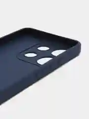 Темно-синий чехол для Tecno Spark GO 2023 / Tecno Pop 7 / Tecno Pop 7 Pro, прозрачный, силиконовый
