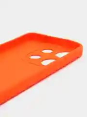 Оранжевый чехол для Tecno Spark GO 2023 / Tecno Pop 7 / Tecno Pop 7 Pro, прозрачный, силиконовый