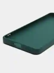 Тёмно-зелёный чехол Samsung Galaxy S21, Самсунг Галакси С21 прозрачный силиконовый