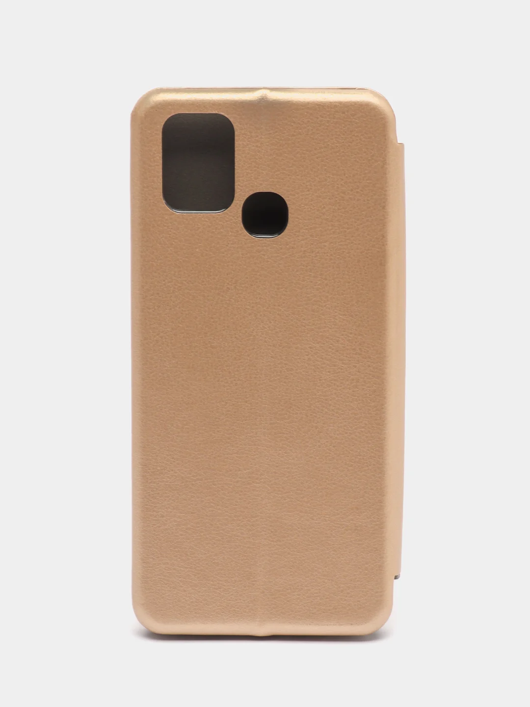 Золотой чехол-книжка для Infinix Smart 6, Инфиникс Смарт 6