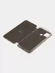 Золотой чехол-книжка для Infinix Smart 6, Инфиникс Смарт 6