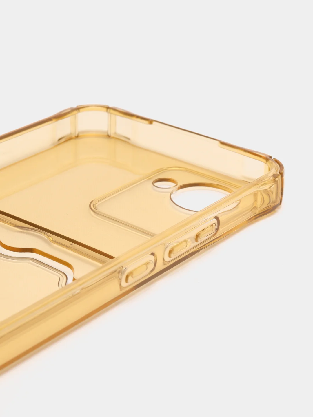 Золотой чехол для Realme C30 / C30S / 50i PRIME (Реалми С30 / 50И Прайм), силиконовый, прозрачный