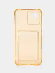 Золотой чехол для Realme C30 / C30S / 50i PRIME (Реалми С30 / 50И Прайм), силиконовый, прозрачный