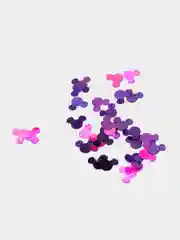 Фиолетовый блестки для декора ногтей