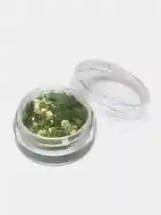 Салатовый блестки для декора ногтей
