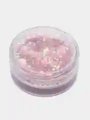 Розовый блестки для декора ногтей