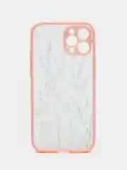Пудровый чехол на Айфон (iPhone) 11, XR, 7, 8 Plus, SE, 12, 13, 14, 15 Pro Max, пластиковый