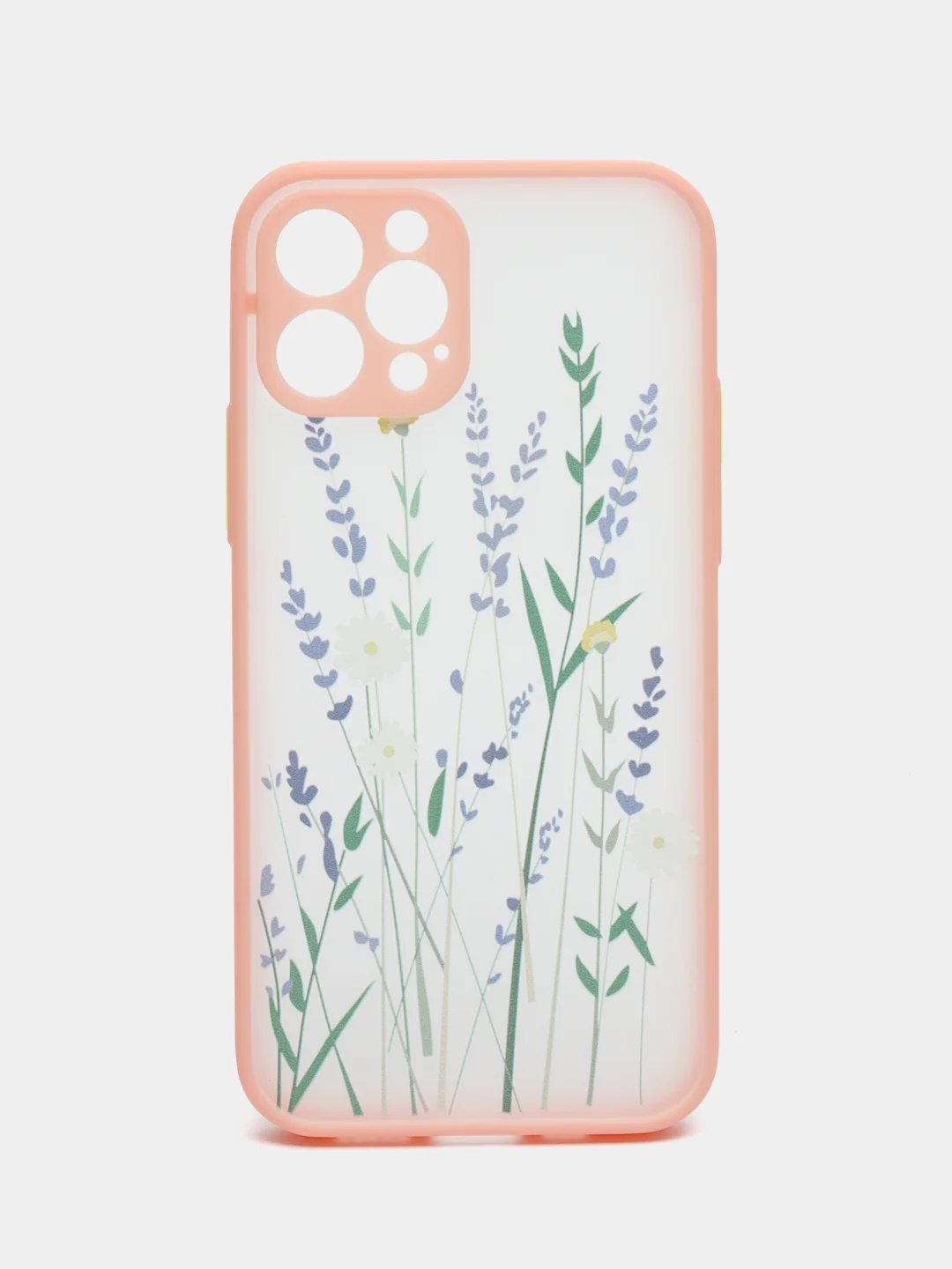 Пудровый чехол на Айфон (iPhone) 11, XR, 7, 8 Plus, SE, 12, 13, 14, 15 Pro Max, пластиковый