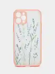 Пудровый чехол на Айфон (iPhone) 11, XR, 7, 8 Plus, SE, 12, 13, 14, 15 Pro Max, пластиковый