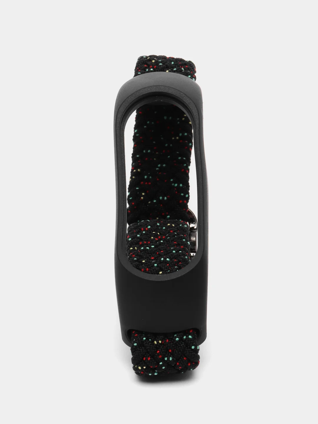 Хром плетеный нейлоновый ремешок / монобраслет с регулировкой для Xiaomi Mi Band 3, 4, 5 и 6