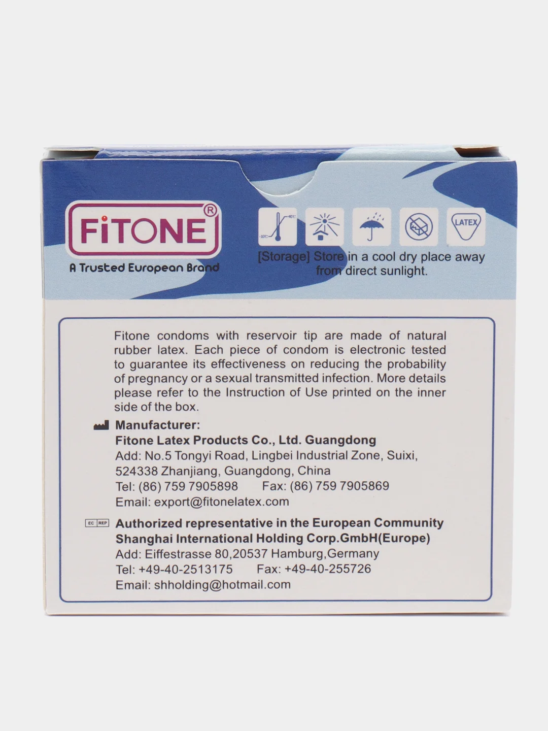 Синий презервативы FITONE 3/12 шт, для достижения оргазма обоими, GERMANY QUALITY