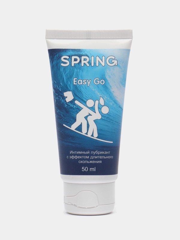 Гель-лубрикант Spring Easy Go, длительное скольжение, интимная гель смазка 50 мл