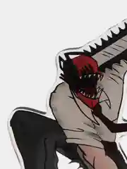 Бронзовый фигурка акриловая аниме "Человек-бензопила" Chainsaw Man, 2D