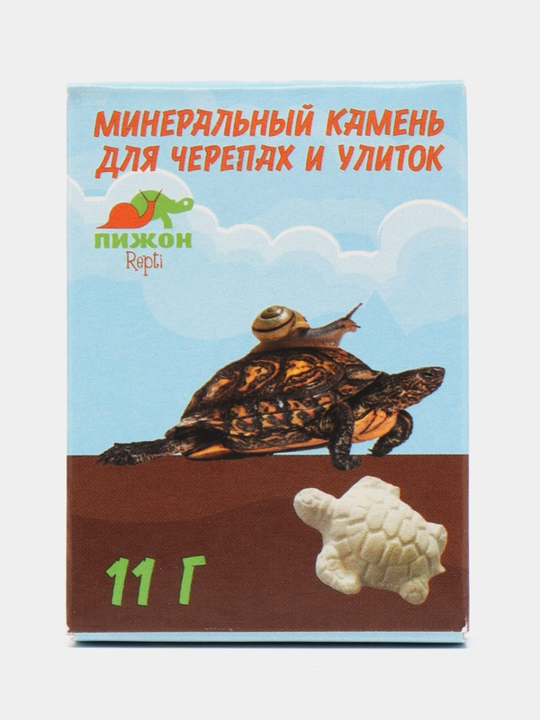 Минеральный камень для улиток и черепах, 11 г