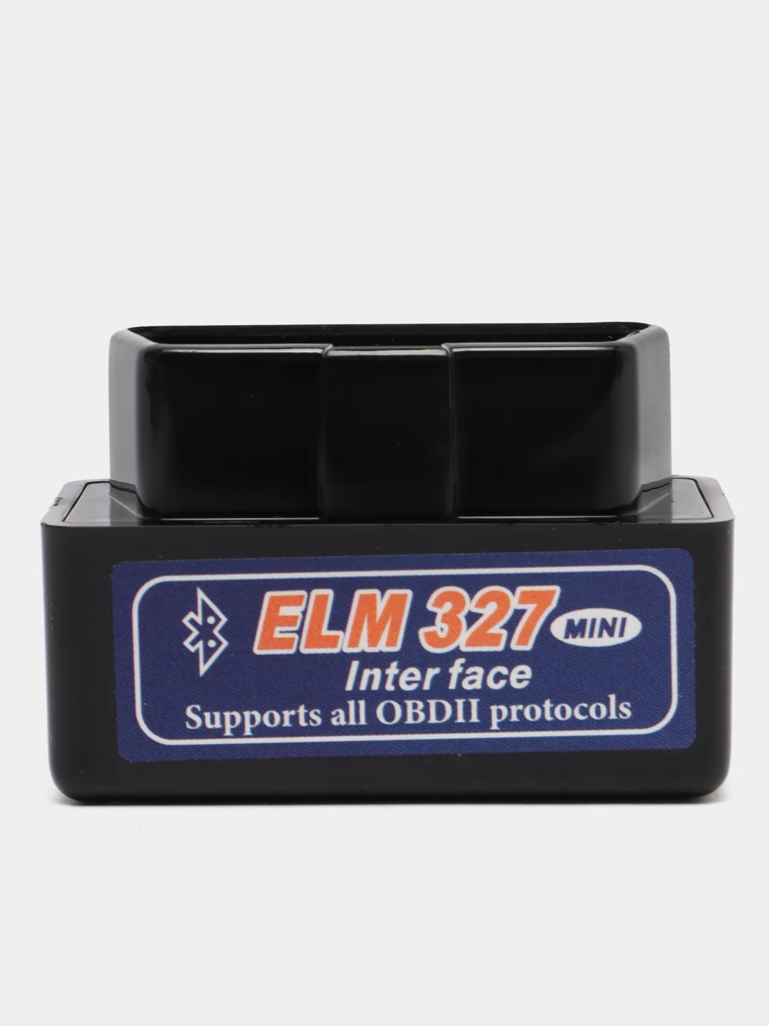 Черный автосканер диагностический Elm327 OBD 2 v.2.1, для автомобилей