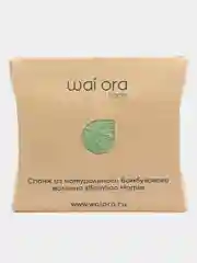Лесной зеленый спонж из натурального бамбукового волокна для уборки wai ora
