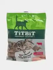 Хрустящие подушечки лакомство для кошек с паштетом, 30гр
