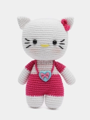 Вязаная игрушка Хэллоу Китти Амигуруми