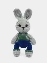 Вязаная игрушка Амигуруми Зайка