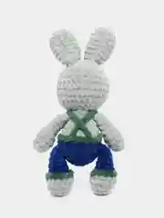Вязаная игрушка Амигуруми Зайка