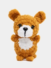 Вязаная игрушка Амигуруми Собачка