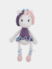 Вязаная игрушка Единорожка Амигуруми