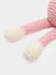 Розовый вязаный игрушка Котик Амигуруми