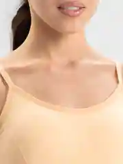 Бежевый топ женский базовый, кроп топ, майка