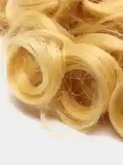 Желтый волосы-трессы для кукол, локоны кудрявые, 15 x 100 см, 6 цветов на выбор