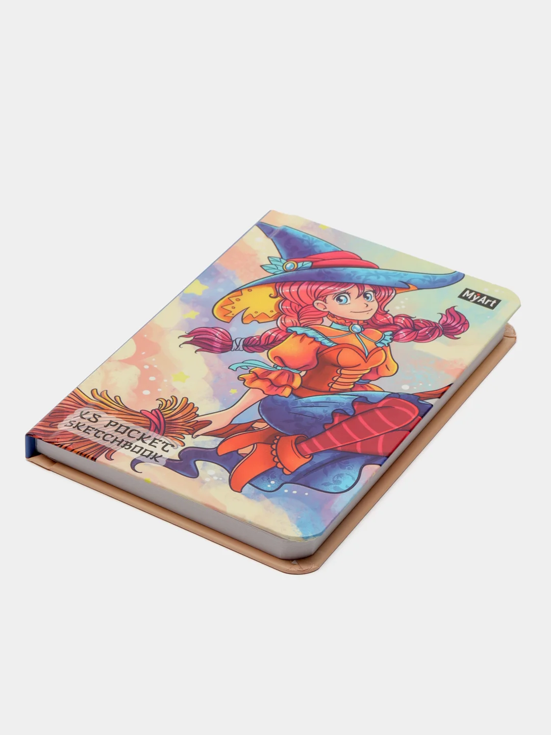 Фиолетовый блокнот для зарисовок MyArt, скетчбук XS Pocket, формат А6, Проф-Пресс