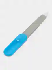 Лазурный пилка для ногтей металлическая