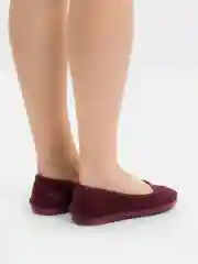 Бордовый балетки женские