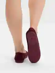 Бордовый балетки женские