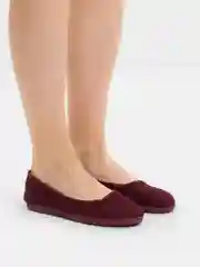 Бордовый балетки женские