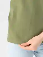Хаки футболка хлопковая, базовая, унисекс