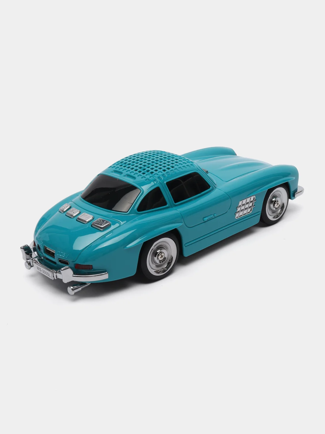 Бирюзовый bluetooth колонка в виде машины Classic Benz 300SL, 25x10x7 cm