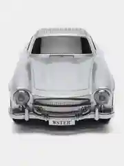 Серебряный bluetooth колонка в виде машины Classic Benz 300SL, 25x10x7 cm