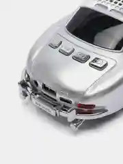 Серебряный bluetooth колонка в виде машины Classic Benz 300SL, 25x10x7 cm