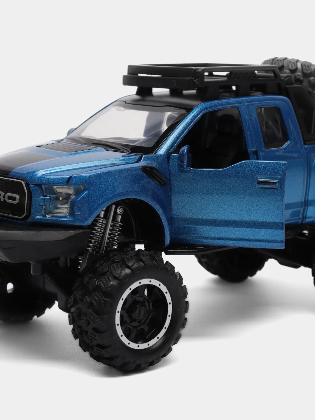 Металлическая игрушечная машинка Ford Raptor внедорожник