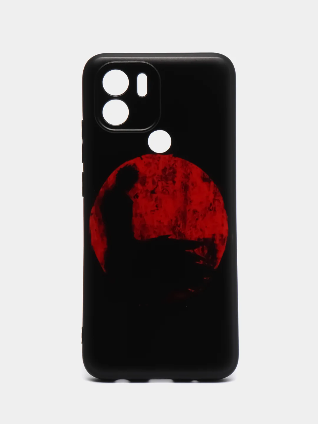 Сиреневый чехол для Xiaomi Redmi A1+/A2+/Poco C51 (Сяоми Редми А1 Плюс), с принтом