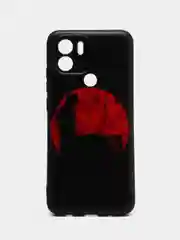 Сиреневый чехол для Xiaomi Redmi A1+/A2+/Poco C51 (Сяоми Редми А1 Плюс), с принтом