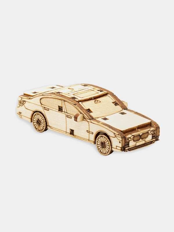 Деревянный конструктор UNIWOOD UNIT Бизнес / Сборная модель BMW/ БМВ