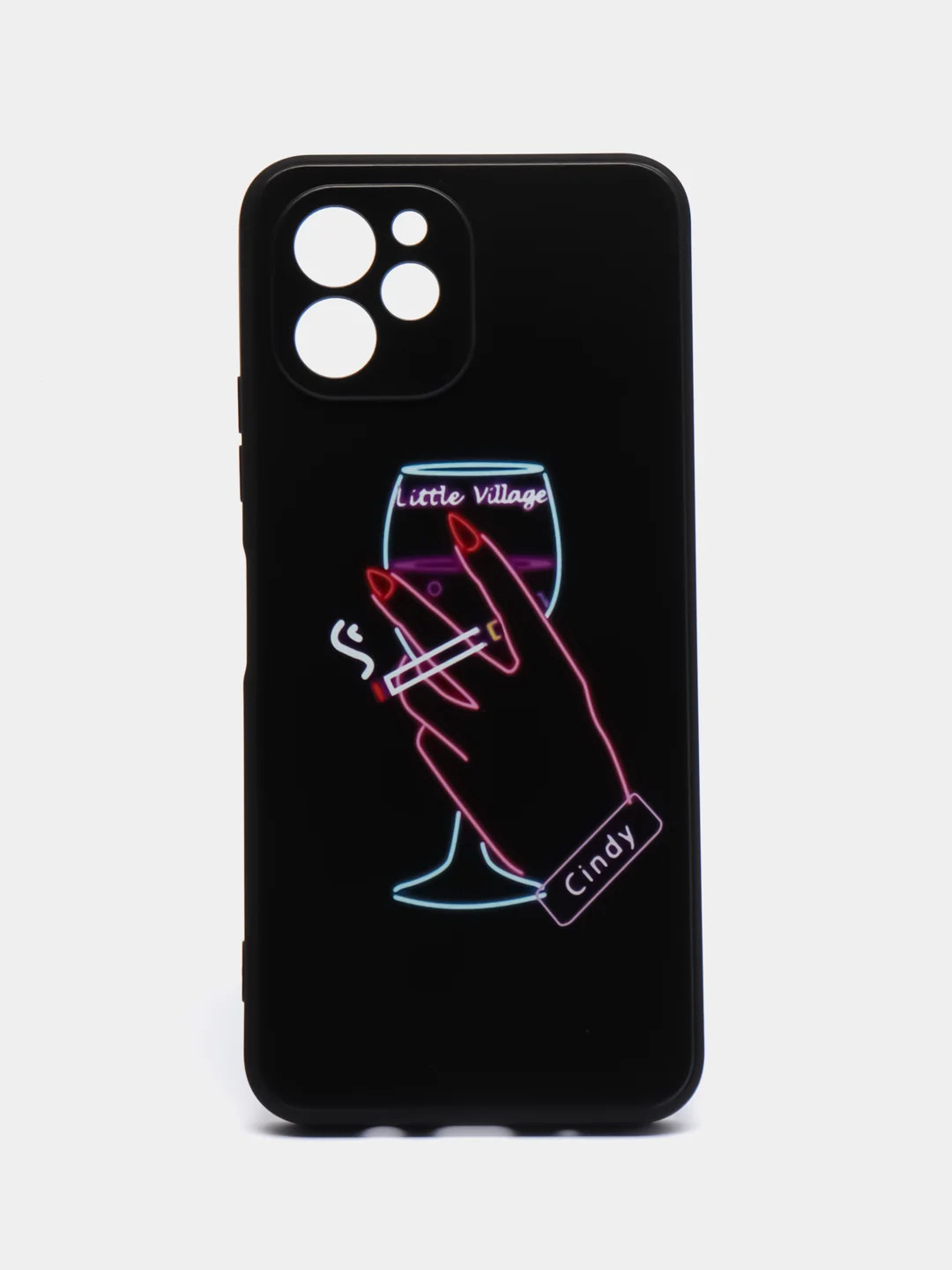 Голубой силиконовый чехол для Huawei NOVA Y61, с принтом, с рисунком (Хуавей Нова у61)