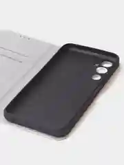 Тёмно-серый чехол-книжка для Tecno Pova Neo 2 из нубука Super Creative